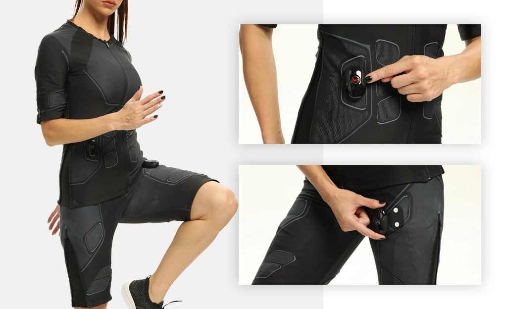 Cellulite Reduction Training Suit Set EMS Fitness Training Suit for Body Slimming Body Sculpting